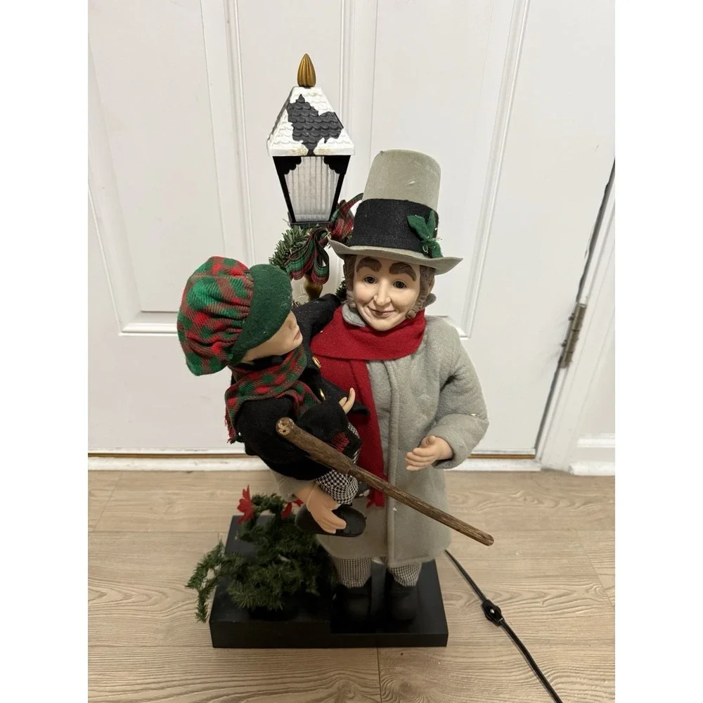 Vtg. Holiday Creations Tiny Tim & Scrooge 36